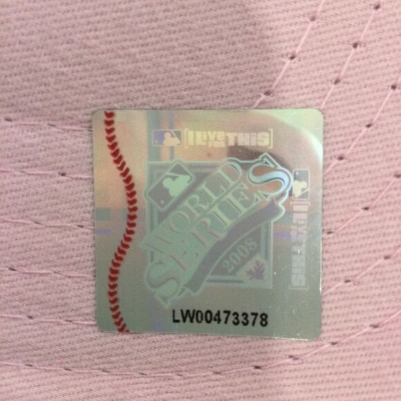 Vintage Phila Phillies 2008 World Series Championship MLB Genuine Merch. Cap - Picture 9 of 9